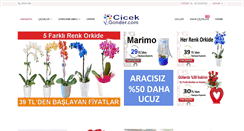 Desktop Screenshot of cicekgonder.com